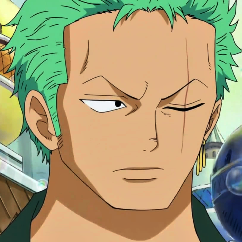 zoro one piece face